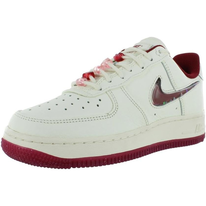 Кросівки Nike Air Force 1 для жінок, білі (36 EU), Sail Team Red