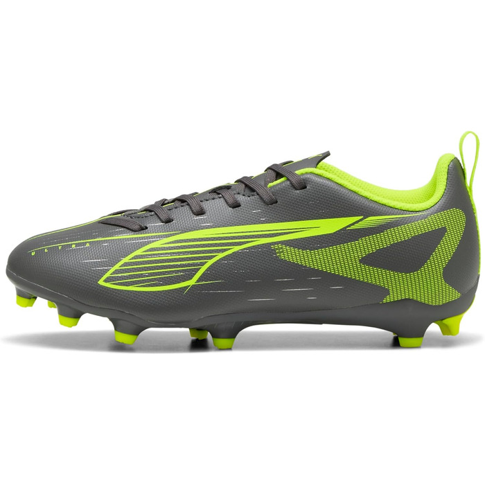 Дитячі футбольні бутси PUMA Ultra 5 Play FG/AG Jr - срібно-жовтий колір, розмір 36 EU