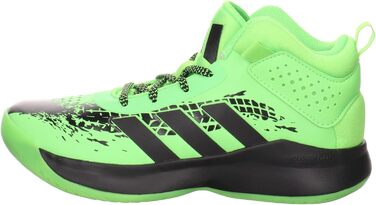 Кросівки баскетбольні adidas Cross Em Up 5 Wide для дітей та дорослих, Team Solar Green/Core Black, 40 EU
