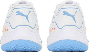 Футбольні бутси PUMA Solarsmash Rct для чоловіків, 44.5 EU, білий, чорний, блакитний