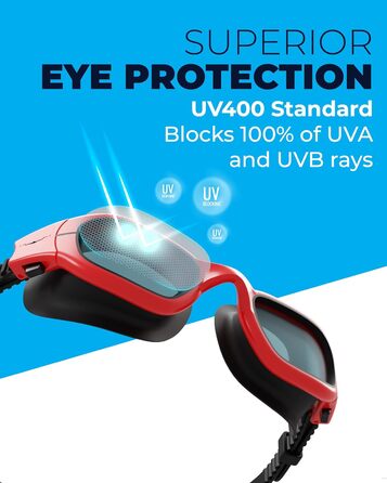 Дитячі окуляри для плавання AqtivAqua MINI-DX, антифог, захист від протікання, для хлопчиків та дівчаток