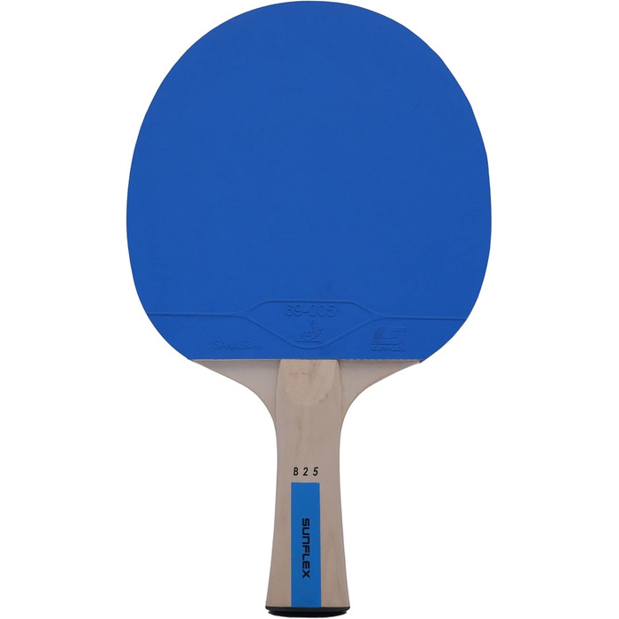 Sunflex Color COMP B25 ракетка для настільного тенісу, ITTF, легка, для початківців, синя накладка, хобі