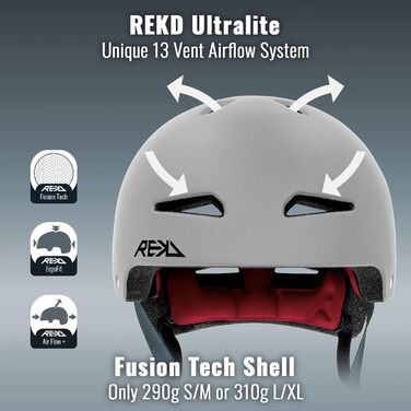 Шолом для скейтбордингу REKD Ultralite In-Mold, унісекс, для дорослих