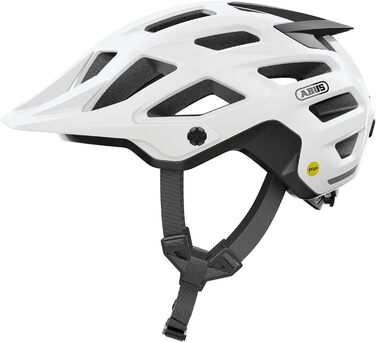 Велошолом ABUS Moventor 2.0 MIPS для MTB, універсальний, розмір L (57-61 см), білий, з посиленим захистом для бездоріжжя