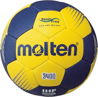 Гандбольний м'яч Molten HF3400-YN 2, розмір 2, для залу