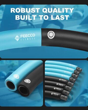 FEECCO Обруч хулахуп для дорослих, для схуднення, 1-2,3 кг