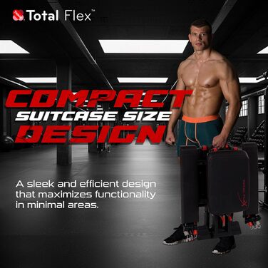 Складана лава для тренажерів TOTAL FLEX L - лава для жиму, фітнес, домашній спортзал