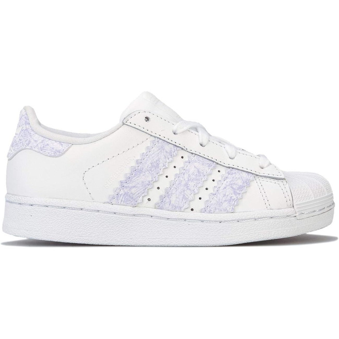 Дитячі кросівки Adidas Superstar J, білі, 28.5 EU (Унісекс)