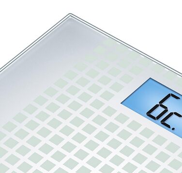 Ваги скляні Beurer GS 206 Squares, сірі, електронні