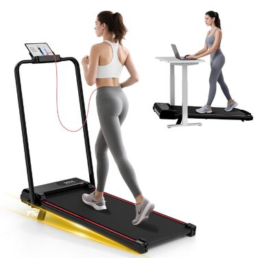 Бігова доріжка HomeFitnessCode з нахилом для дому - компактний електричний тренажер Walkpad під стіл