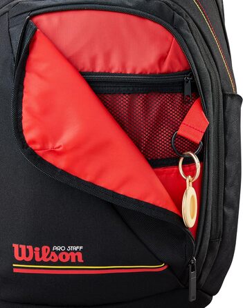 Рюкзак Wilson Pro Staff для тенісу, чорний – професійний тенісний рюкзак