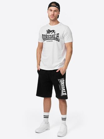 Чоловічі спортивні шорти Lonsdale Logo Jam, чорні