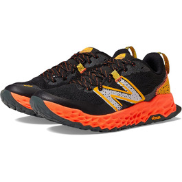 Кросівки New Balance Fresh Foam Hierro v7 для хлопчиків (старші діти) чорного кольору з неоновим відтінком Dragonfly, розмір 3.5 Big Kid M