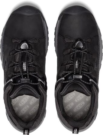 KEEN Targhee Low - водонепроникні трекінгові черевики для дітей (32/33 EU, Black Steel Grey)