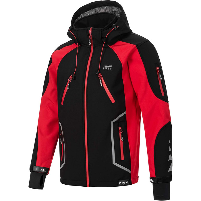 Чоловіча куртка Softshell Rock Creek Outdoor H-230 для активного відпочинку, чорна, розмір M