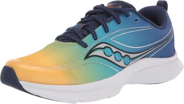 Кросівки Saucony Kinvara 13 для дівчаток та хлопчиків (синьо-жовті, 10.5 US Big Kid)