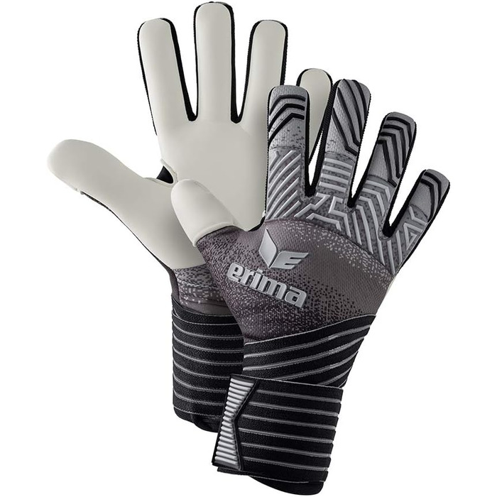 Воротарські рукавички Erima Jugend Flex RD Pro, чорні/сірі/білі, розмір 6, для дітей