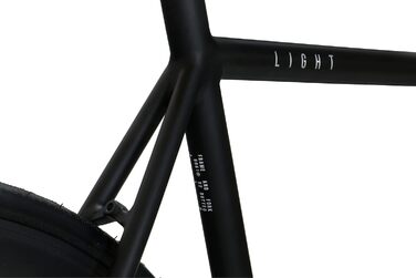 Велосипед FabricBike Light фіксований, синглспід, алюмінієва рама 28'', матовий чорний, розмір L-58см