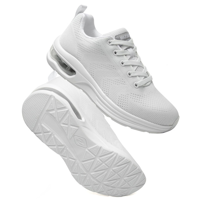 Жіночі кросівки Laufschuhe для бігу та фітнесу з повітряною амортизацією, білі (39 EU)