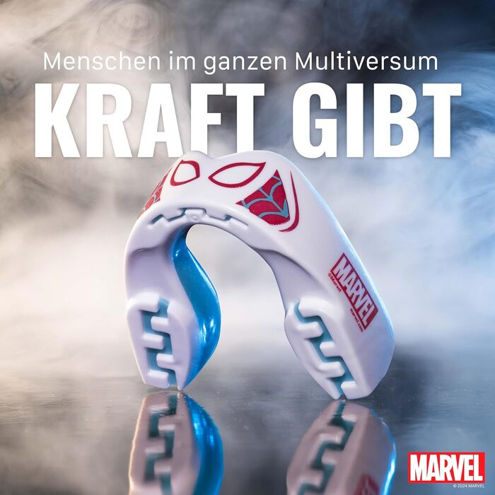 Захист для зубів Marvel Sport Spider-Gwen для дорослих та дітей, для контактних видів спорту (ругбі, ММА, бокс, джудо, хокей)