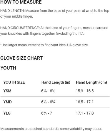 Дитячі рукавички Under Armour F7 YTH для хлопчиків, розмір Small, колір: темно-синій (Midnight Navy) / металевий срібло
