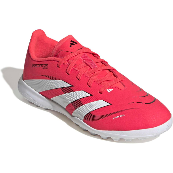 Дитячі футбольні бутси adidas Predator League Turf, унісекс (32 EU, червоний, білий, чорний)