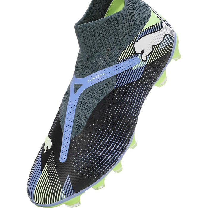 Кросівки футбольні PUMA Future 7 Match+ Ll Fg/Ag, 46 EU, Gray Skies/Puma White/Fizzy Apple