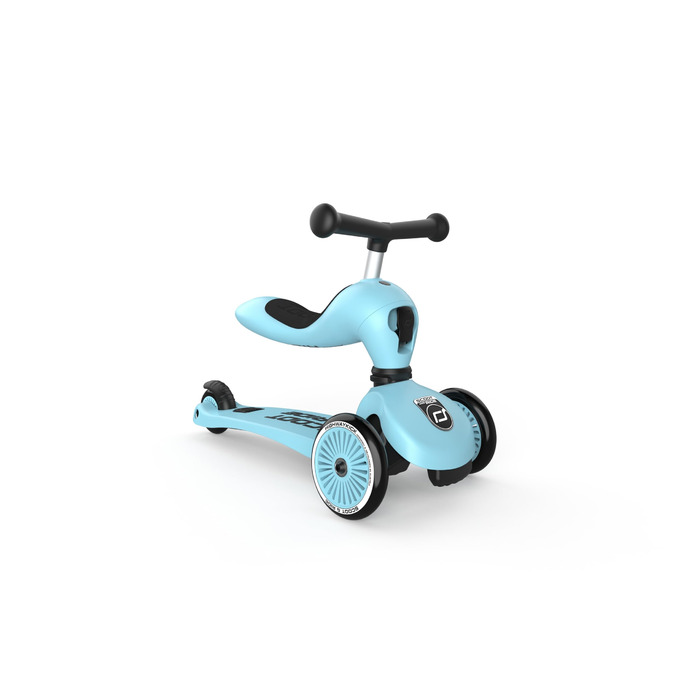 Highway Kick 1 Scoot & Ride 2-в-1 кікборд зі сидінням (блакитний, універсальний розмір)