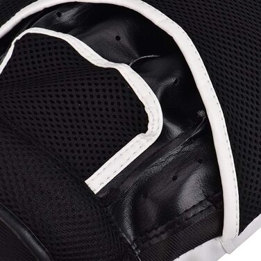 Рукавички для боксу Queta Pratzen PU, 1 пара: тренувальні рукавички для кікбоксингу, боксу, муай-тай, карате, тхеквондо, єдиноборств (білі)