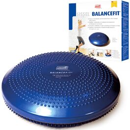 SISSEL® Balancefit® - балансборд для тренування всього тіла, координації та масажу | Зроблено в Німеччині | Ø32 см, 7 см, до 130 кг, блакитний