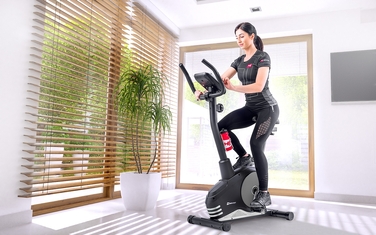 Велотренажер Hop-Sport HS-2080 Spark чорно-сріблястий (2020)