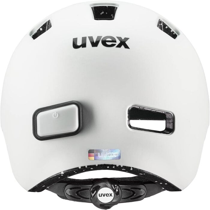 Велосипедний шолом uvex City 4 для міста з LED-світлом, регулюванням розміру, для жінок і чоловіків, легкий