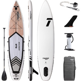 Надувна SUP-дошка THURSO SURF Expedition Touring 350/381 см з карбоновим веслом, US Touring плавником, насосом, рюкзаком та страховкою