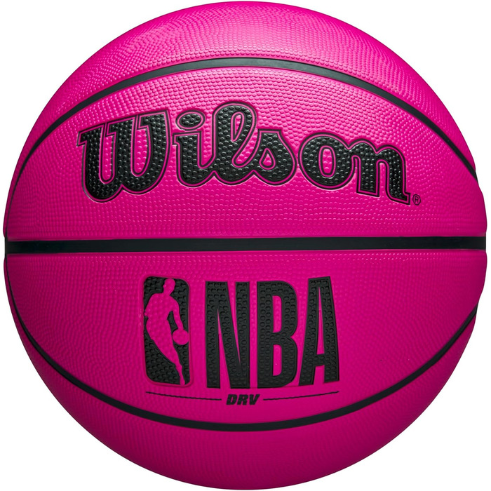 Баскетбольний м'яч Wilson NBA DRV розмір 7 рожевий, для вулиці