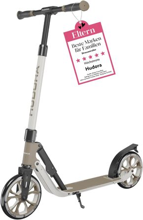 Самокат HUDORA BigWheel 205 Advanced з алюмінію, складаний, регульований, до 100 кг, для дітей, підлітків і дорослих
