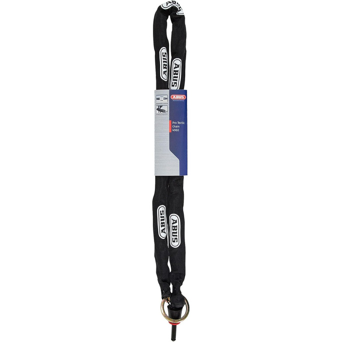 Допоміжний ланцюг для велосипеда ABUS Adaptor Chain 2.0 6KS, 130 см, 6 мм, чорний