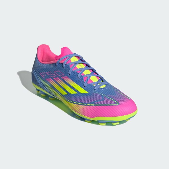 Футбольні бутси Adidas F50 League для штучного покриття (42 2/3 EU, Blue Fusion/Lucid Lemon/Lucid Pink)
