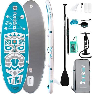 Дитяча надувна SUP-дошка FunWater Mini, комплект для дітей та підлітків з насосом, веслом, рюкзаком і страховкою