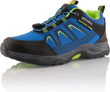 Черевики для трекінгу та трейлраннінгу Softshell для жінок та чоловіків. Черевики для піших прогулянок, 45 EU, блакитний/чорний