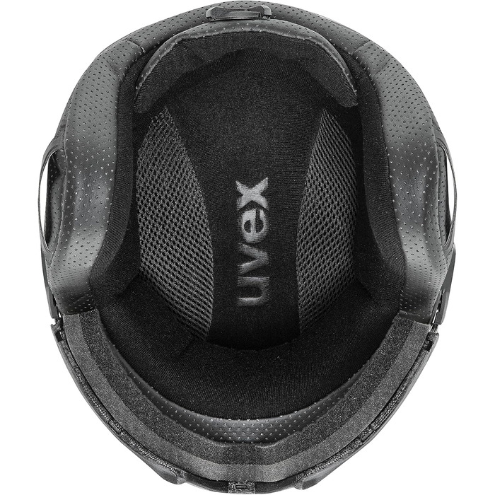 Гірськолижний шолом Uvex Instinct Visor з візором, чорний матовий, розмір 60-62 см, для чоловіків та жінок, індивідуальне регулювання
