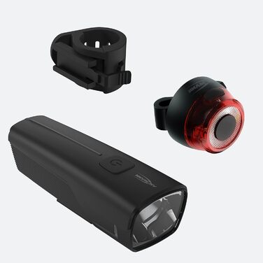 Набір велосипедних світлодіодів ANSMANN - безпечне освітлення, акумуляторний, вологостійкий, 50 Lux