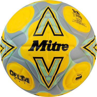 Футбольний м'яч Mitre Delta, підвищена зносостійкість, висока точність, для тренувань і матчів