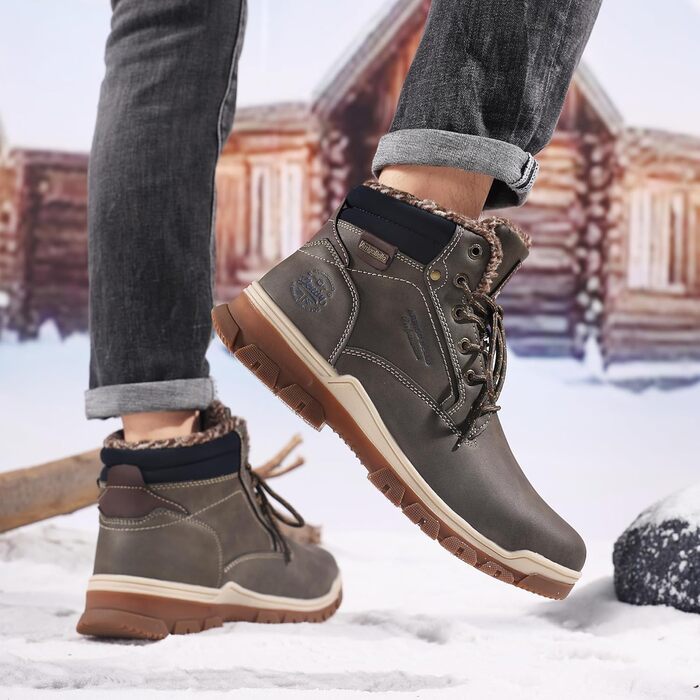 Черевики зимові чоловічі Arriggo Bello, утеплені, антиковзаючі, для трекінгу та хайкінгу, розмір 41-46 EU