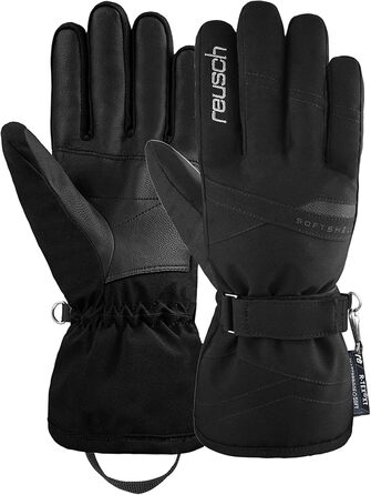Жіночі лижні рукавички Reusch Hellen R-TEX XT 7702, чорні/сріблясті, розмір 6