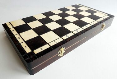 Шаховий набір Chess Club 47 см турнірний, дерев'яний, ручна робота, класична гра