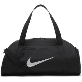 Сумка для спорту Nike Gym Club чорна/біла, універсальний розмір