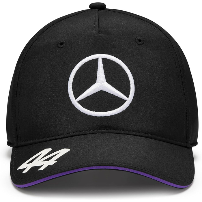 Кепка Mercedes AMG Petronas F1 2024 Льюїс Гамільтон, чорна, універсальний розмір