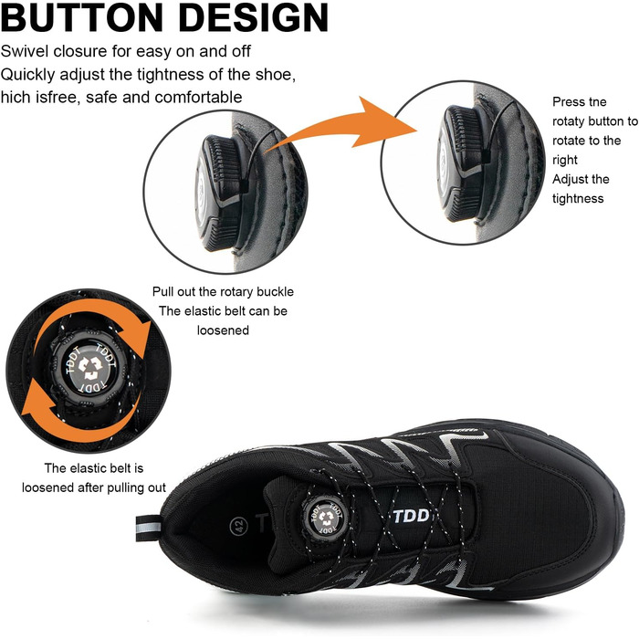 Кросівки для чоловіків та жінок, спортивні, для бігу та трейлраннінгу, чорного кольору, розміри EU 37-47 (J1 Schwarz Weiss, 41 EU)