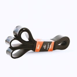 Фітнес-гумка Majestic Sport Home Band, 100% латекс, чорна (Extra Heavy, 16-39 кг)