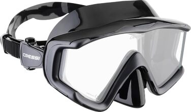 Набір для снорклінгу та дайвінгу Cressi Liberty Triside & Epsilon Dry, універсальний, чорний/графітовий